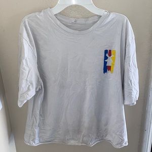 Dutch Bros white t-shirt